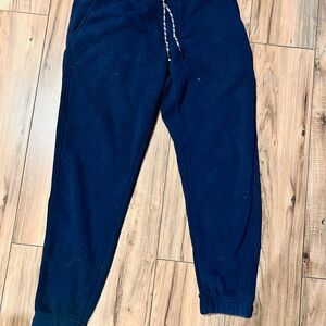 Weatherproof Men's Navy Blue Drawstring Joggers